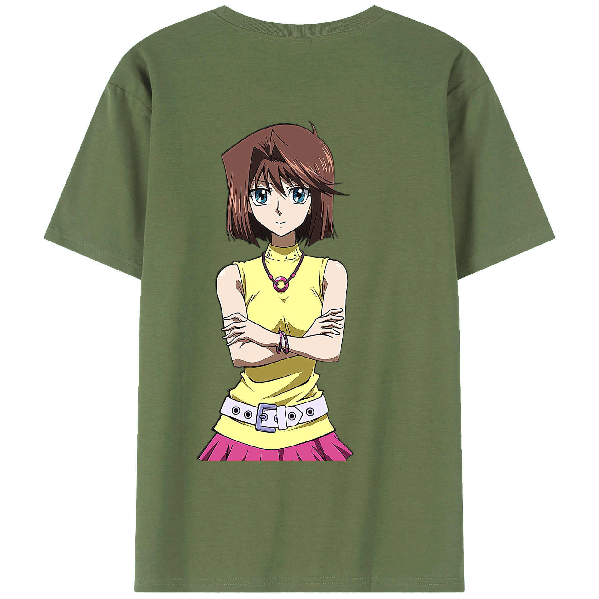 （画像用） 遊☆戯☆王 Yu-Gi-Oh! 綿100％ メンズ半袖Tシャツ（バックプリント） 通気性